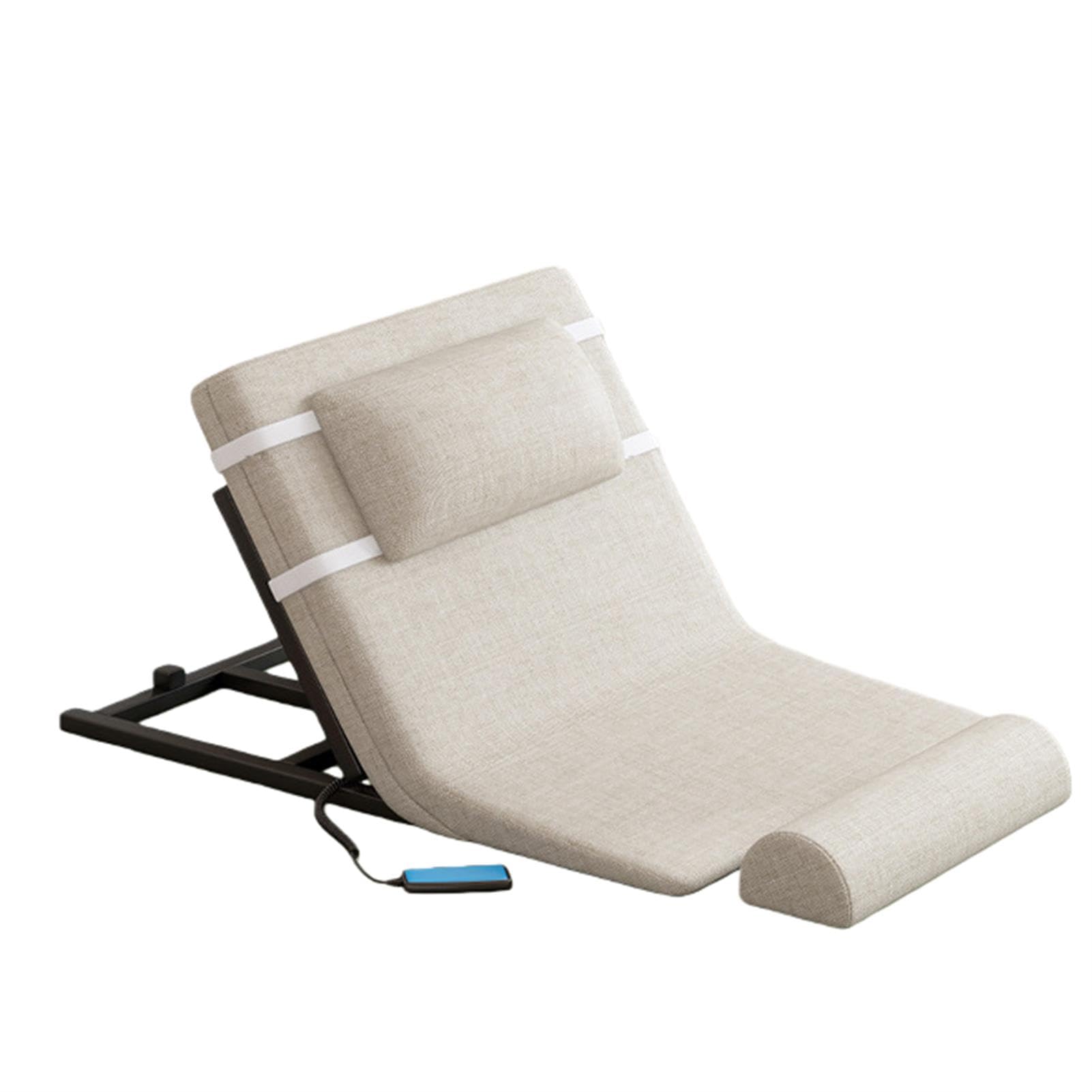 Respaldo de cama eléctrico ajustable con control remoto por cable, rango de elevación de 2-80°, para cuidado y comodidad en el hogar