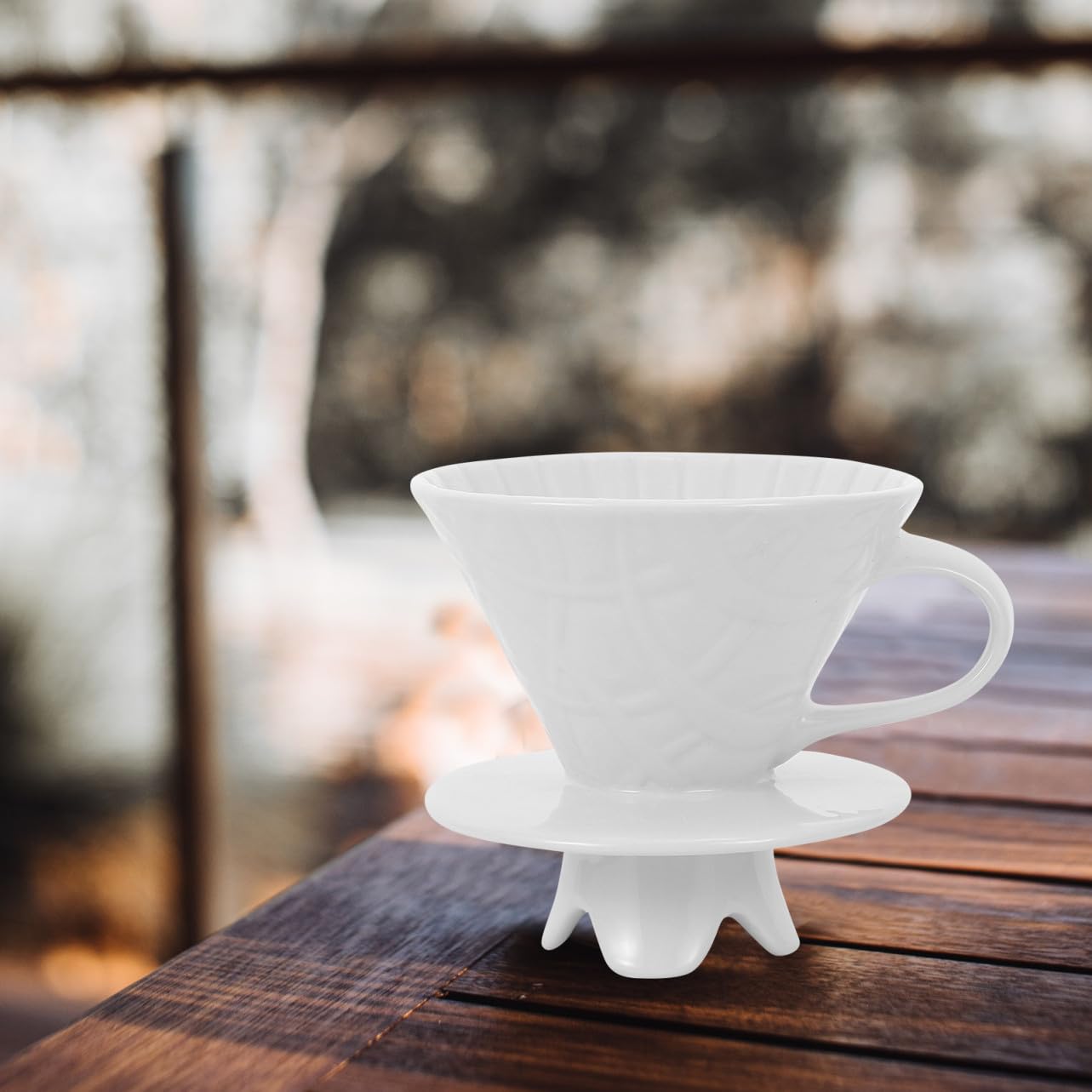 Embudo De Cerámica Filtro Café Taza De Filtro Diseño Elegante Ligero y Portátil