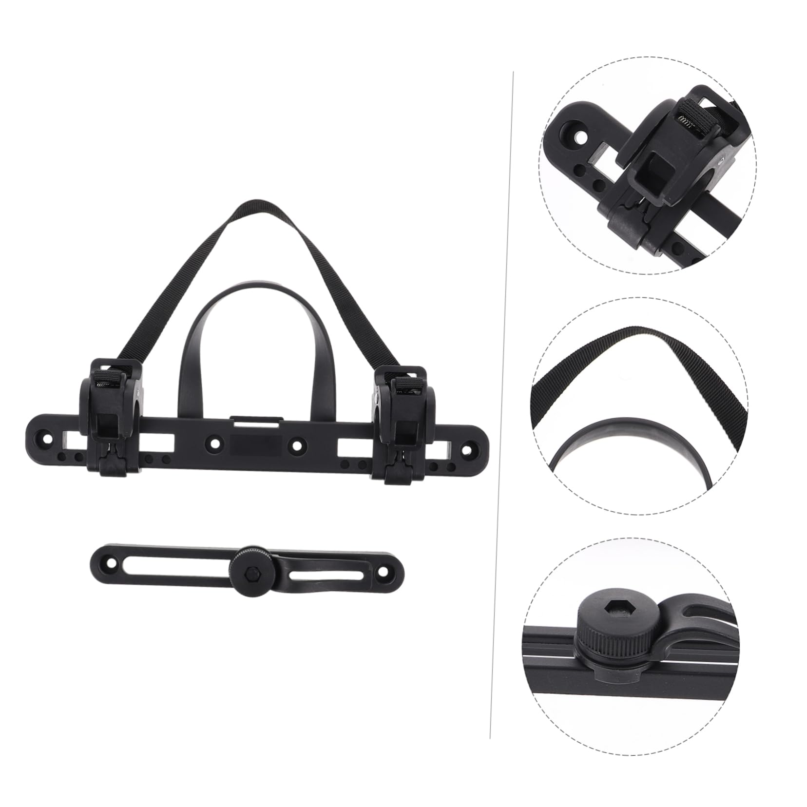 TOPBATHY - Sangle Élastique Multifonction Avec Boucle - 40,5 X 5 Cm - Pour Attacher Et Transporter Vélo, Poussette, Bagages