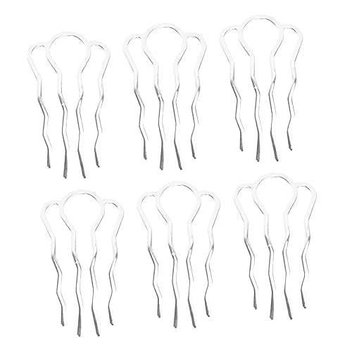 Miniatura 1 de KALLORY 18 unids Pin Joyería Dientes Ropa Niñas Accesorios Largos Tenedor Lado Cabello Palillos Han Stick Peinados