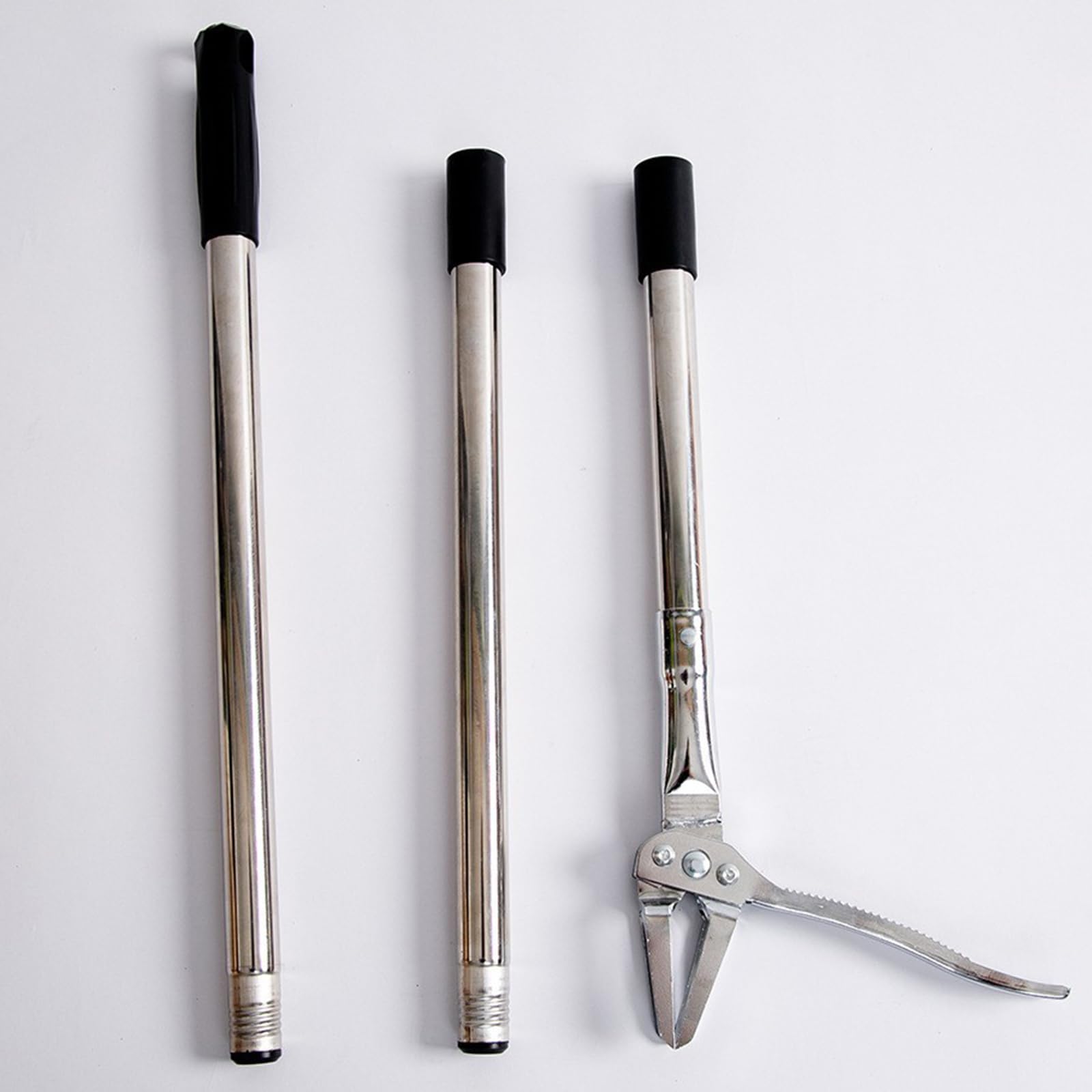 Unkrautstecher aus Edelstahl, ergonomisches Gartengerät Stehen, mit rutschfestem, Aufstehen, Unkrautstecher und Wurzelentferner