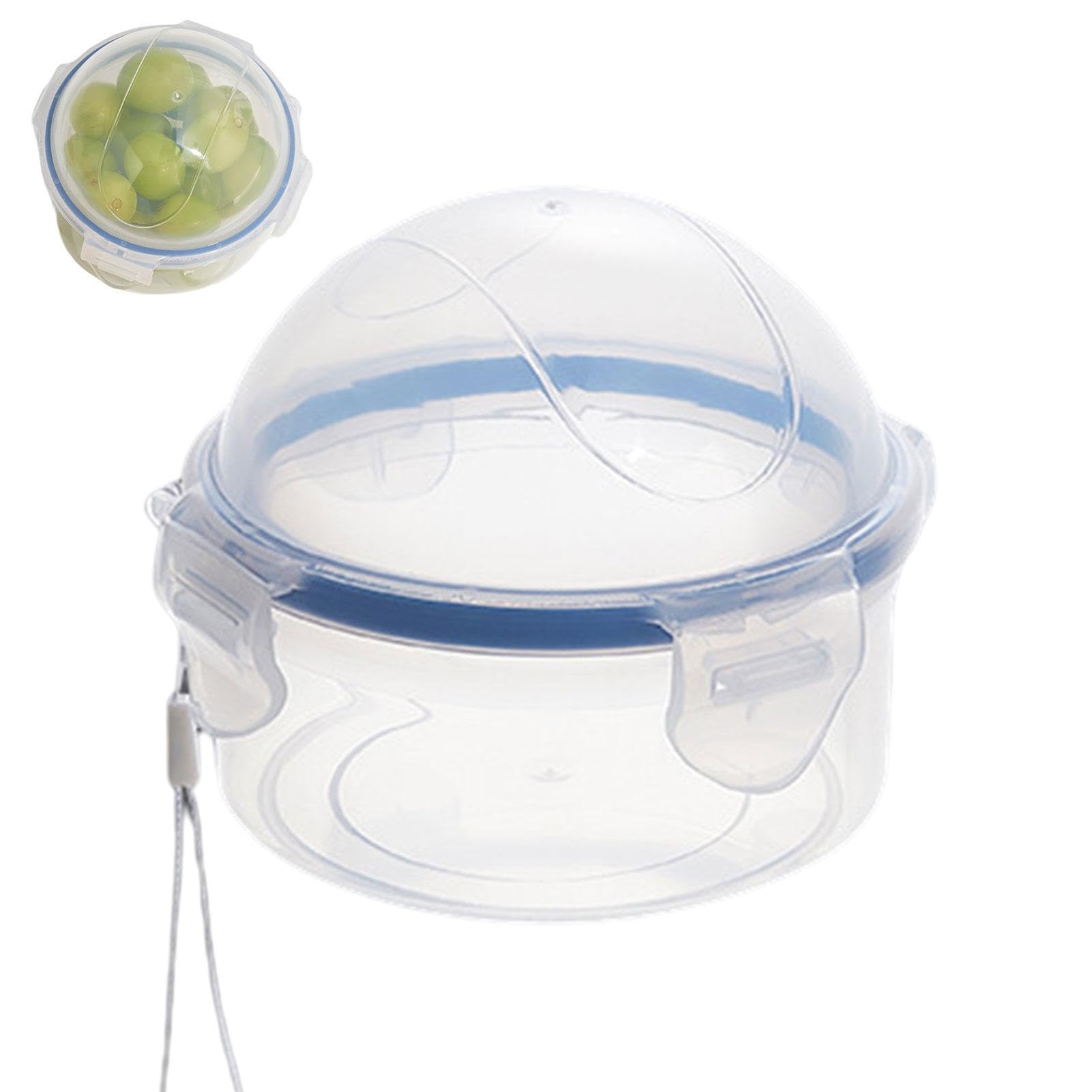 Lettuce Keeper - Lettuce Storage Container | 110g Vegetable Saver With | Crisper Box | Salad Saver Box | Crisper | Round Box Design Keeps Vegetable Fresh