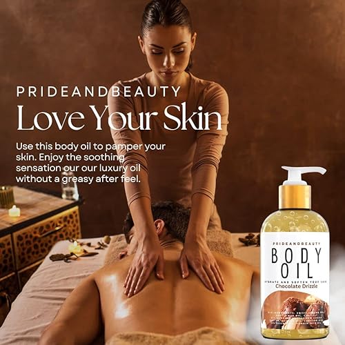 Miniatura 4 de Vanilla Body Oil. After Shower Oil. Skin Hydrating Oil. Body Oil Scented. Body Oils For Women Dry Skin.(Amber Vanilla Blossom, 8 OUNCES) (Chocolate)