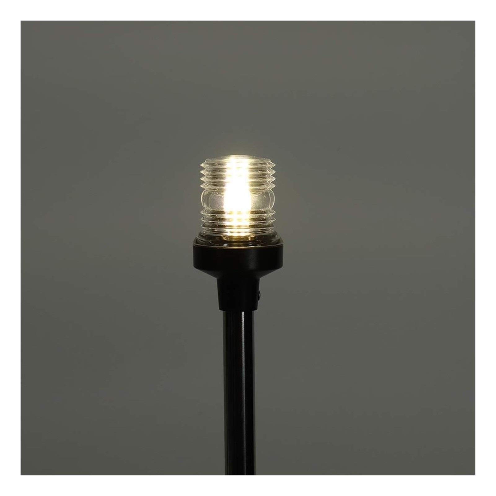 12-24 V Piegare Il Marino per la Barca PORTATO Luci di Navigazione Marine per Barca Yacht Stern Anchor Light PORTATO Lampada da Vela DaJiKan (Color : 16 inch)