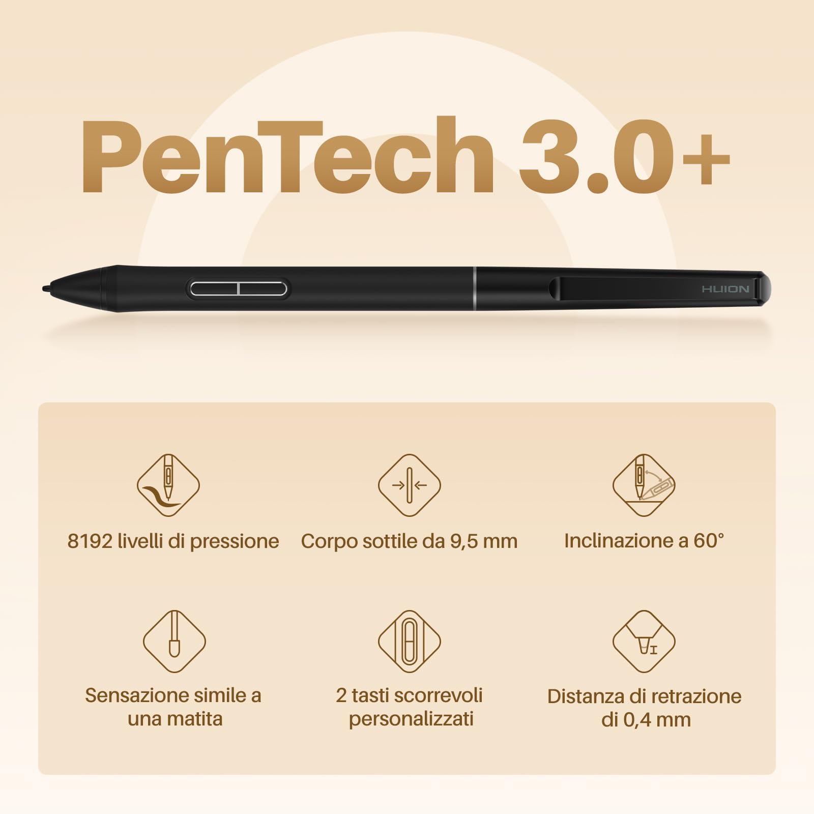 HUION Inspiroy Frego M Tavoletta Grafica Bluetooth, PenTech 3.0+, Tavoletta Grafica 10x6,25 Pollici per Disegnare, Progettare, Lavorare con Mac, PC e Dispositivi Mobili