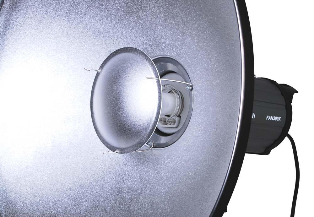 Beauty Dish 70cm inkl. Gitter (Wabe), Bowens und walimex
