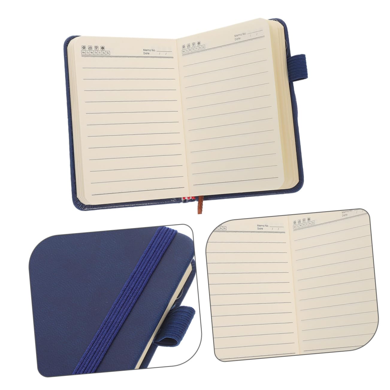 Uonlytech 5 Set Blocco Note Portatile Taccuino Tascabile Taccuini Tascabili Diario Lavoro Nota Portatile Notebook Tascabile Piccolo Formato Del Blocco Note Carta 3 Pezzi * 5