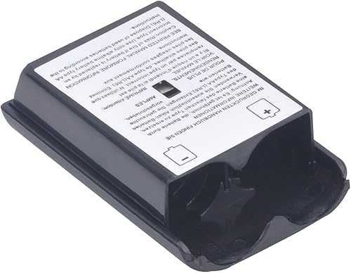 Miniatura 7 de Batería de repuesto para Xbox 360, paquete de 4 baterías recargables AA Ni-MH + 2 piezas de cubiertas traseras de batería para controlador