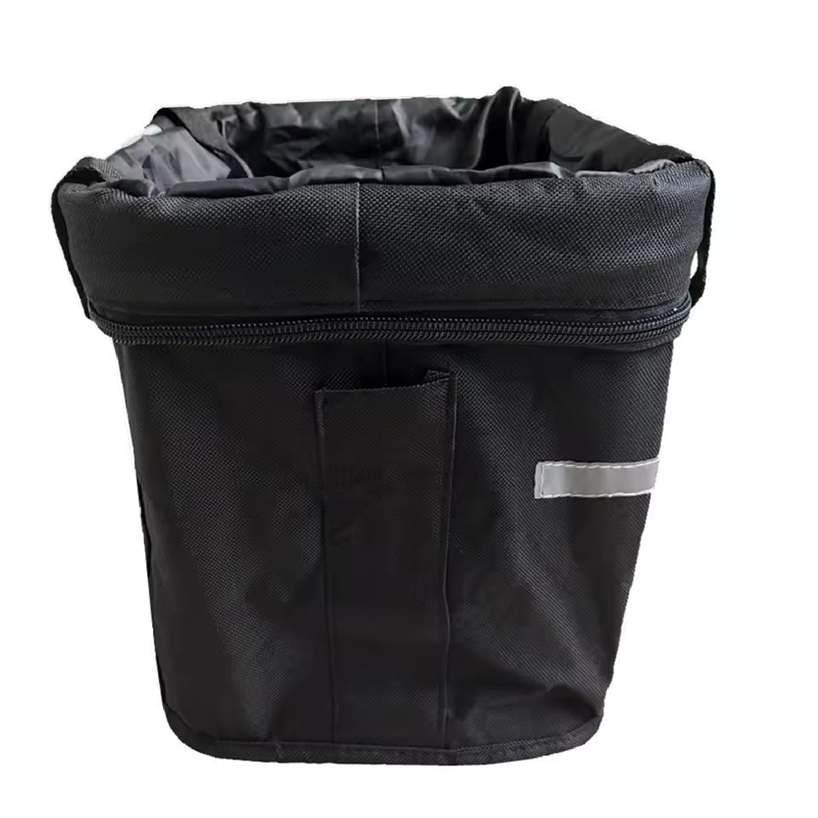 Cestino per Bici, Cestino Anteriore Bici Staccabile con Adattatore Manubrio, Cestino Multiuso da Bicicletta per Cani, Gatto, Ciclismo, Picnic, Shopping (Nero)