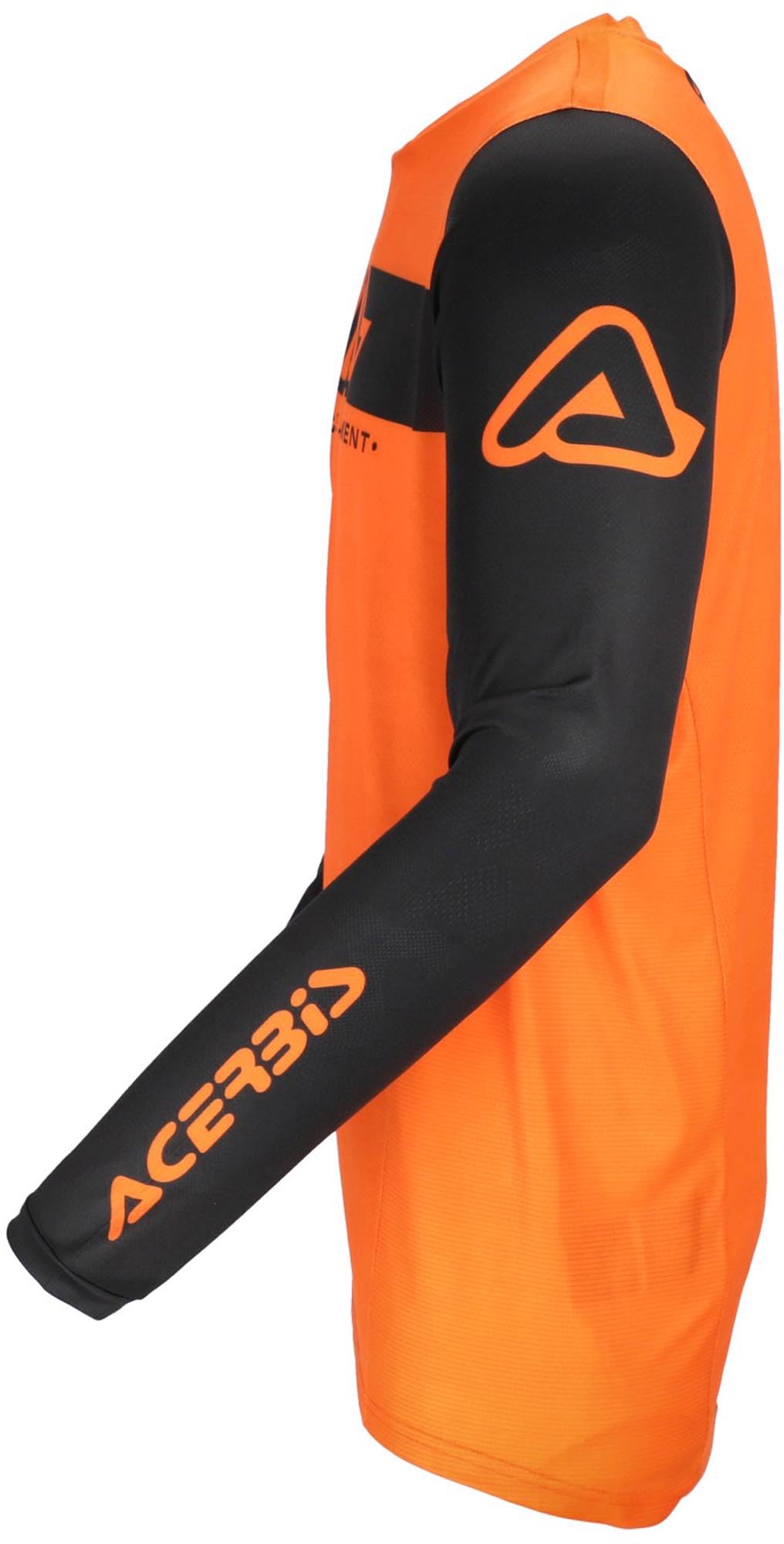 Acerbis MX J-Track Inc 2.0 Logo Maglia Motocross, nero/arancione, L