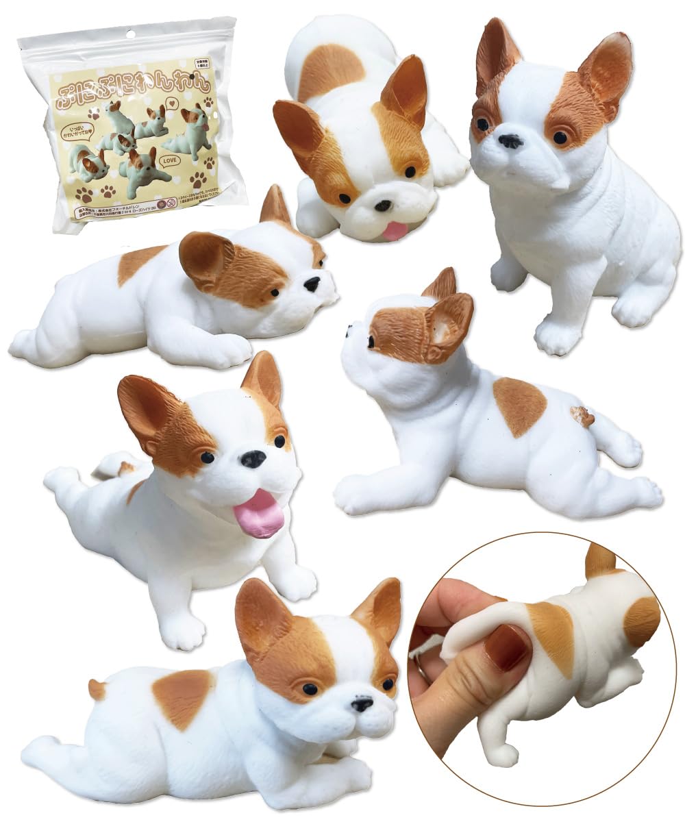 Amazon | ぷにぷにわんわん いぬ 犬 6個セット スクイーズ やわらかい