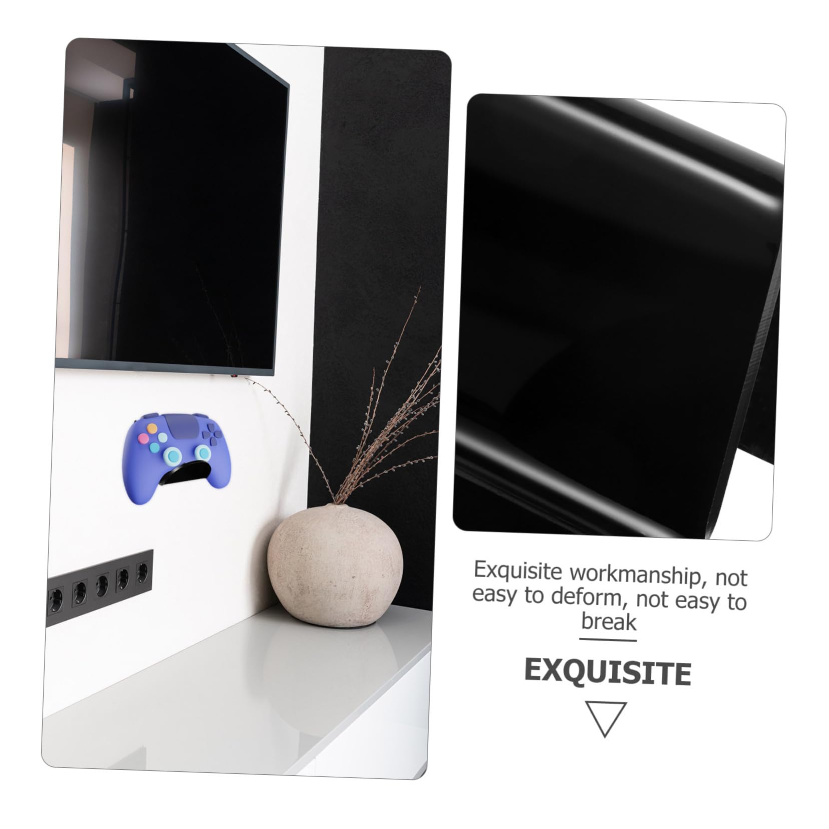 Supporto Acrilico A 2 Livelli Per Controller E Cuffie – Organizer Da Scrivania Trasparente