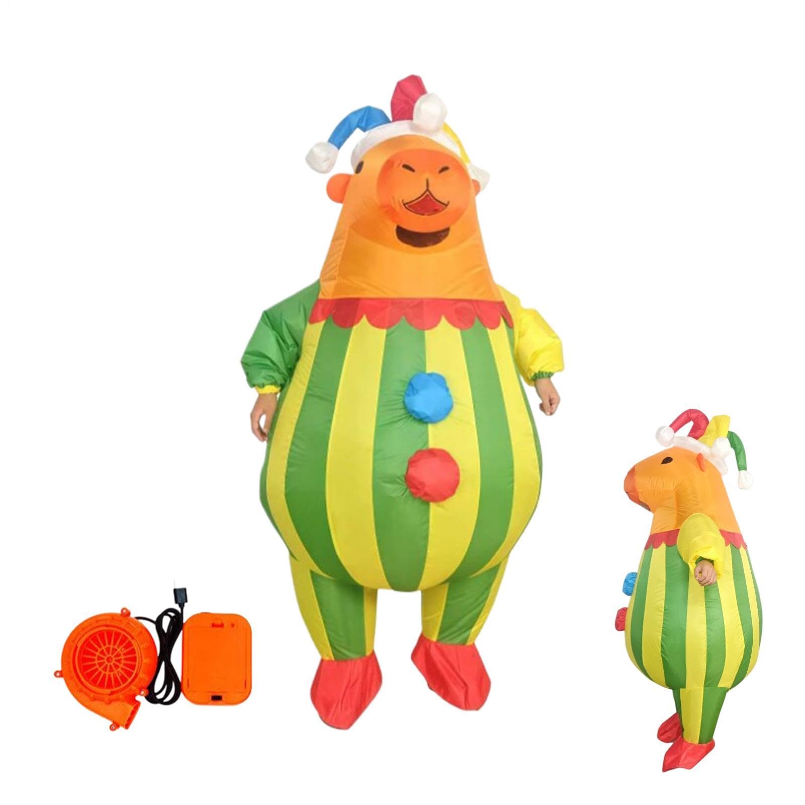 Costume Gonfiabile Adulto Abbigliamento per Feste e Travestimenti | Costume Gonfiabile Divertente per Uomo Donna per Donne Uomini Festa di Natale Spettacoli Teatro Eventi Cosplay