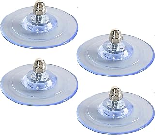 Cat Window Pole Suction Cup * Cat Hammock Suction Cups with S Hammocks - Hammock PVC Suction Cup, 4 Pieces Pads, Cat Hammock Replacement Maximum Weight 20kg, with Screws for Cat Bed | Cat Window Säng Säte Ersättning sugkopp 4 stycken för hängmattor Säng Sits Abborre Glasbräda S