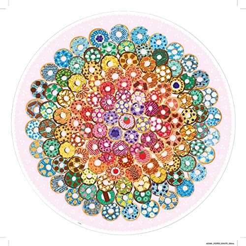 Ravensburger Puzzle 17346 - Circle of Colors Donuts - 500 Teile Rundpuzzle für Erwachsene und Kinder ab 12 Jahren