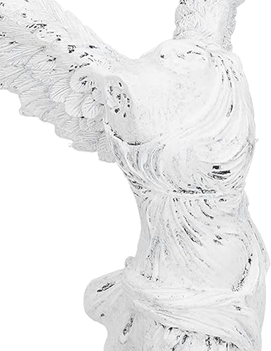Miniatura 7 de LIZEALUCKY Estatua clásica de la victoria griega alada, figura de resina romana de la diosa de la fuerza y la victoria para decoración del hogar,