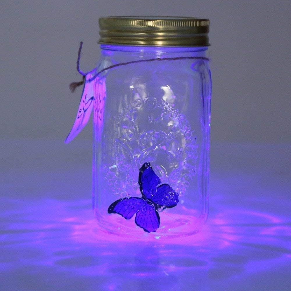 Butterfly Collection Jar, Butterfly in a Jar That Moves, Butterfly Collection Mason Jar, Animated Butterfly in a Jar (orange) - Image 7