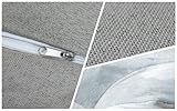 Bronze Haustierkissen Kronenkissen // versch. Größen & Farben (90x40cm, Grau)