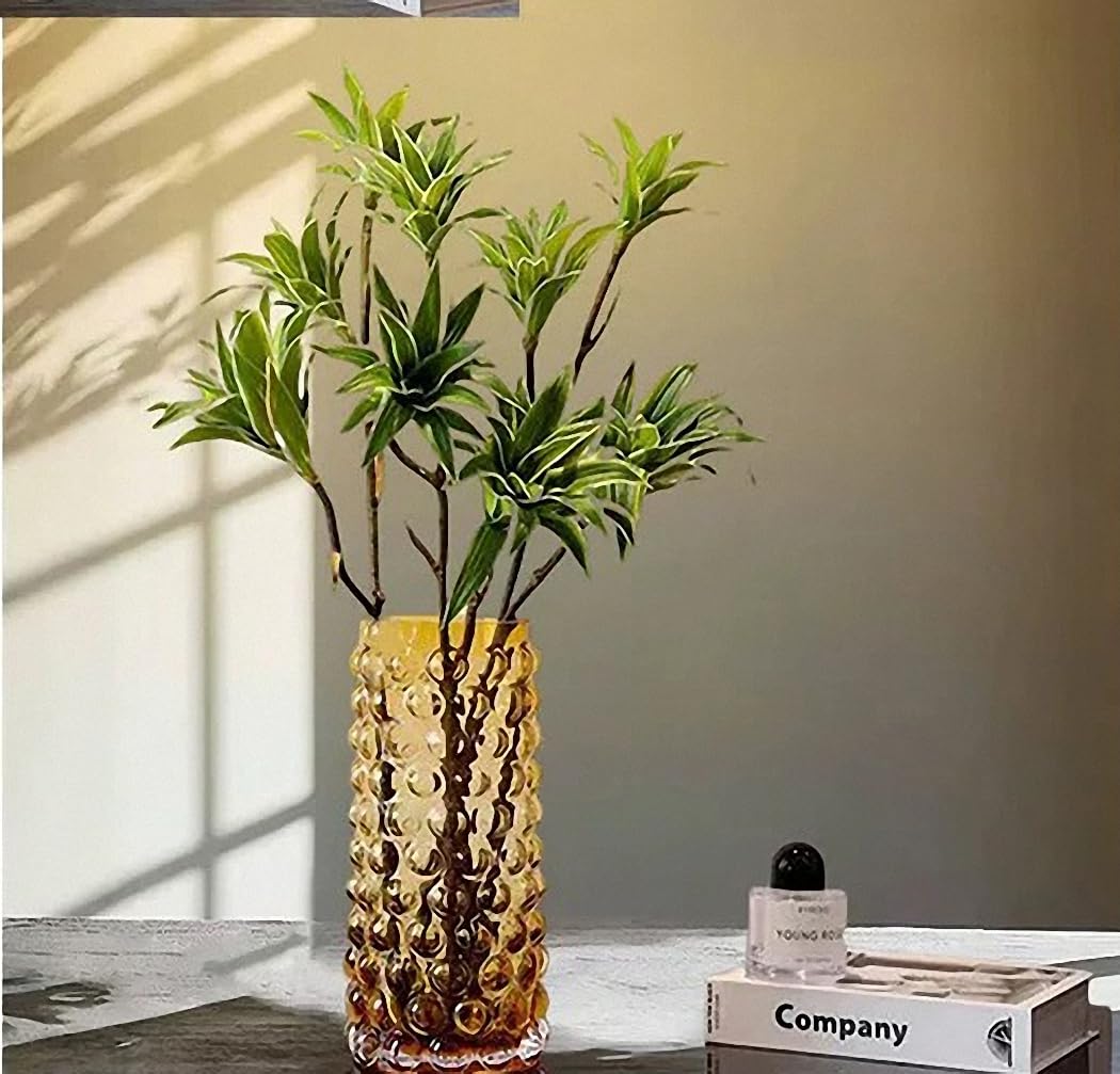 Amazon.co.jp: ユニークな大きなバブルゴールドガラスシリンダー花瓶
