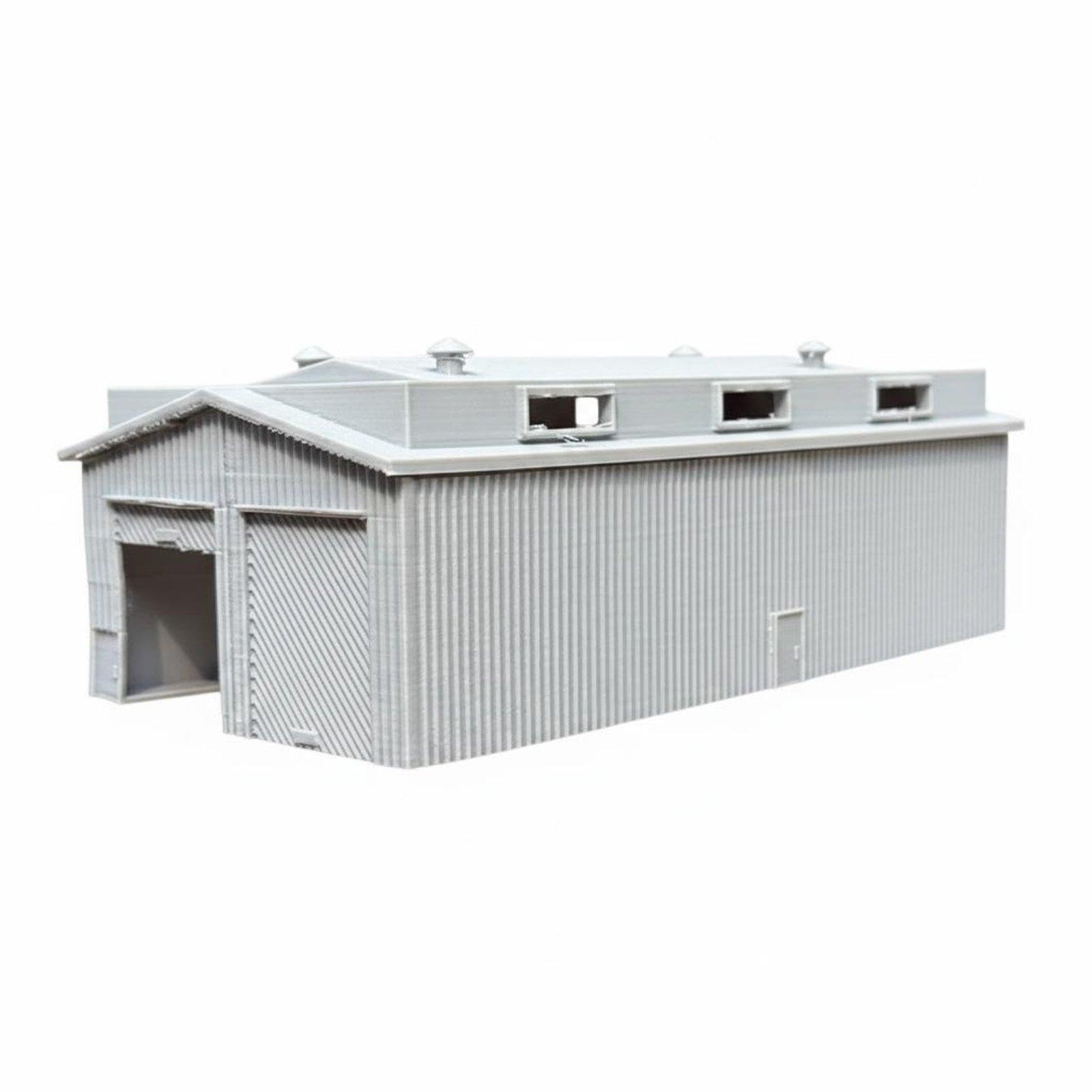 SECRET DESIRE 1/160 Railroad Shed DIY N Scale Train Depot Scenery Train Station Building Left Door-image-21