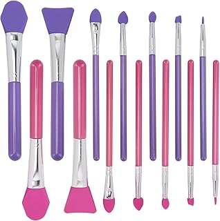 Kit de 14 aplicadores de pinceles de silicona...
