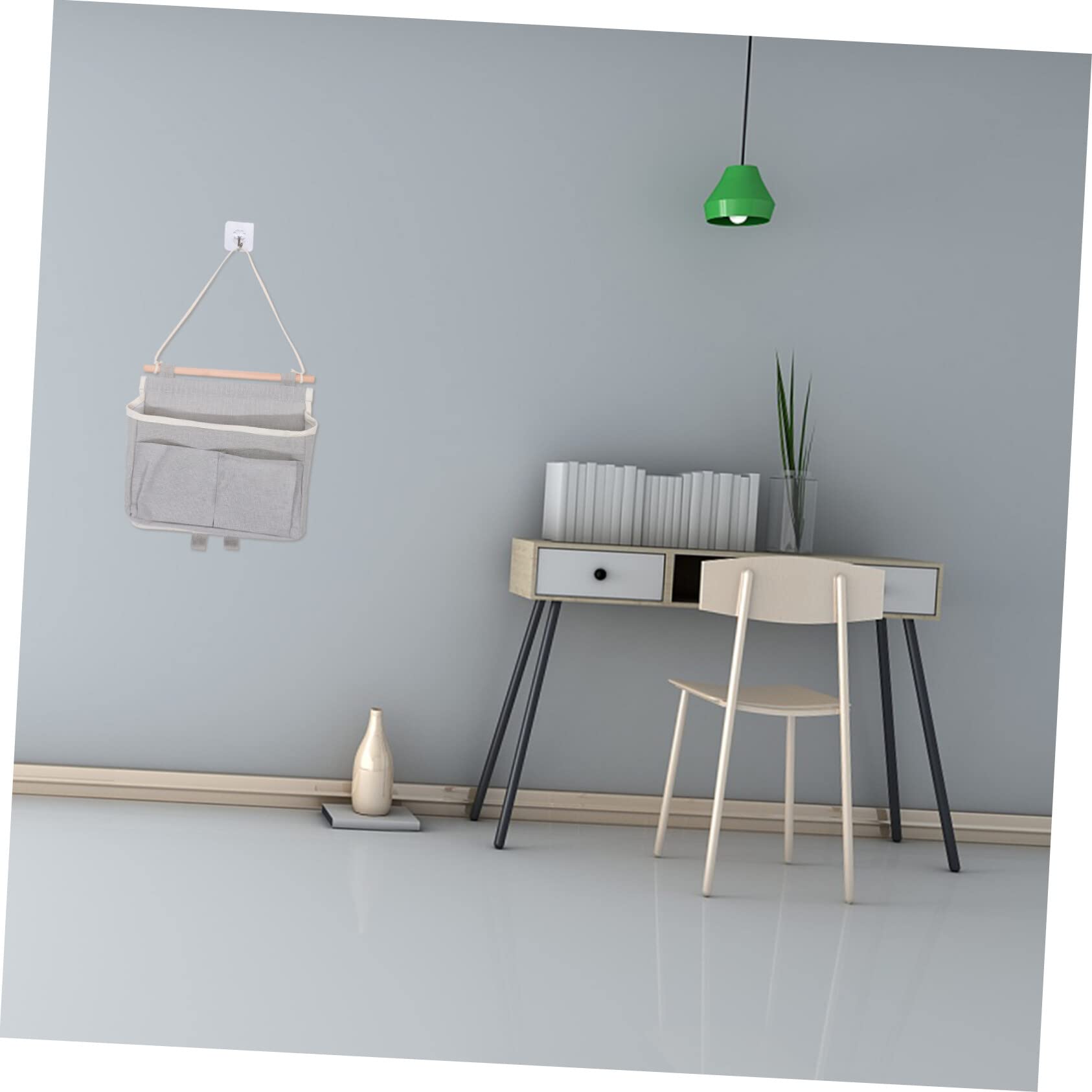 FOMIYES 4 Pz Borsa Portaoggetti a Parete Organizzatore Di Articoli Vari Armadio Portaborse Organizer Da Appendere Con Tasche Porta Libri Da Parete Sospeso Cotone Bambino Vestiti Appesi