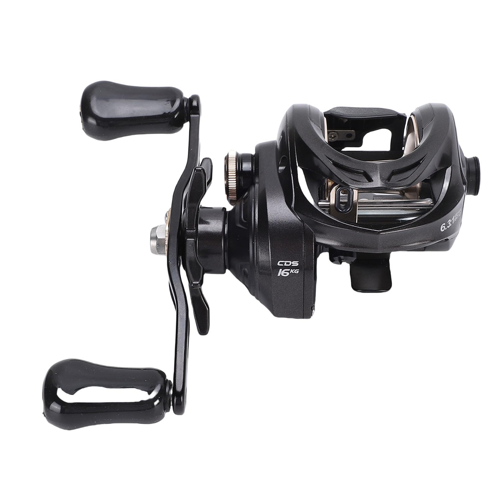 Prawy Uchwyt Baitcaster 16KG Hamulec |Lekki Kompozytowy Kołowrotek na Przynęty do Połowów Słodkowodnych w Słonej wodzie. Gotowy do Dalekich Rzutów