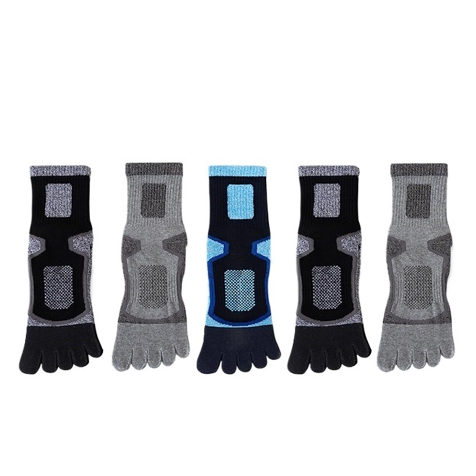 ITRHJTGP Finger Socks Five-Toed Socks Tabi Flip Flop Mens Running Kintoe Hiking for Fitness(MULTI)