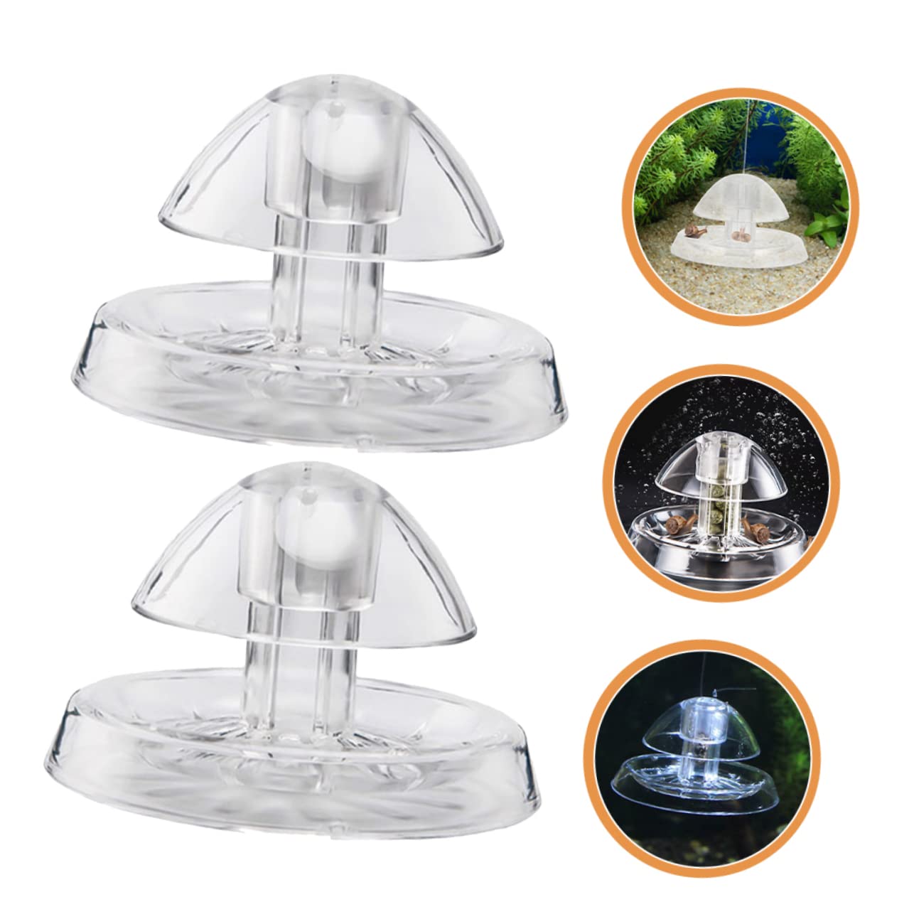 Supvox 5 Sätze Schneckenfalle Aquariumdekoration Fangen Filter Höhle Netz Schneckenfänger Für Aquarium Transparenter Schneckenfänger Kleiner Schneckenfänger Fischfalle Plastik 2 Stück * 5