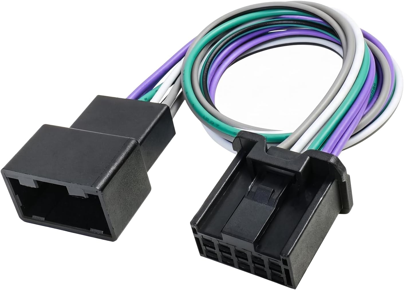 Car Radio T-Harness Adapter, Amplifier Subwoofer Wiring Harness Connector, Plug and Play for Car Audio Upgrade Non JBL System Compatible with 2018-2023 Camry, 2019-2023 Corolla