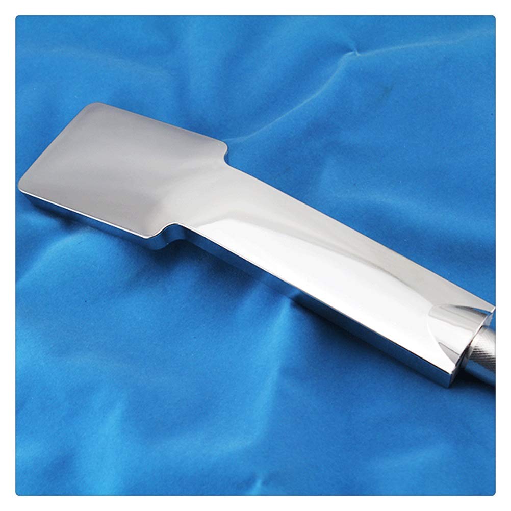 Alcachofa de ducha cuadrada de mano, chapado en ABS de una sola función, diseño moderno, ahorro de agua, fácil de instalar, perfecto para mejorar el baño, rociador de ducha de alta presión