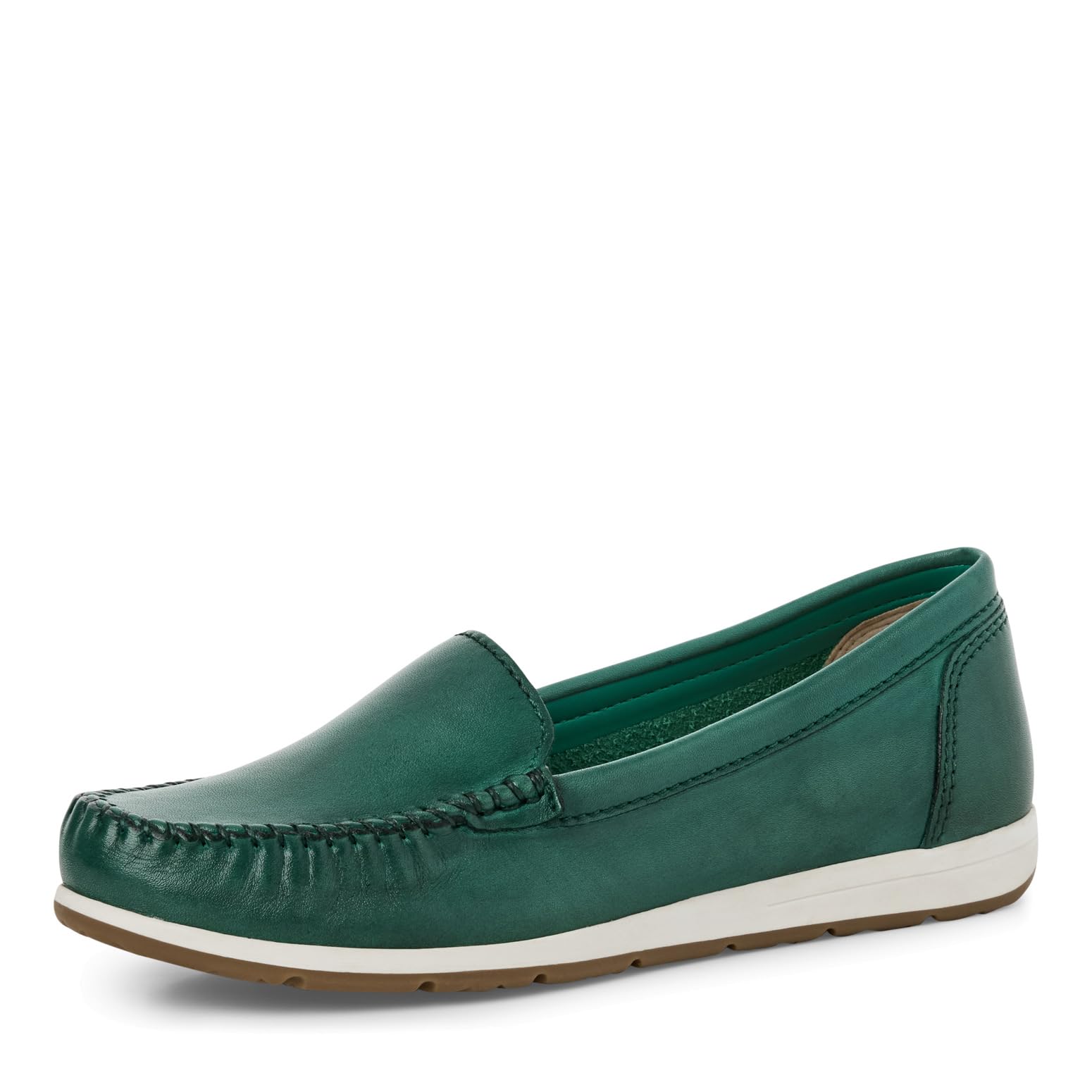 MARCO TOZZI Women's 2-24600-42 Moccasins, Green, 37 EU, Green, 5 UK