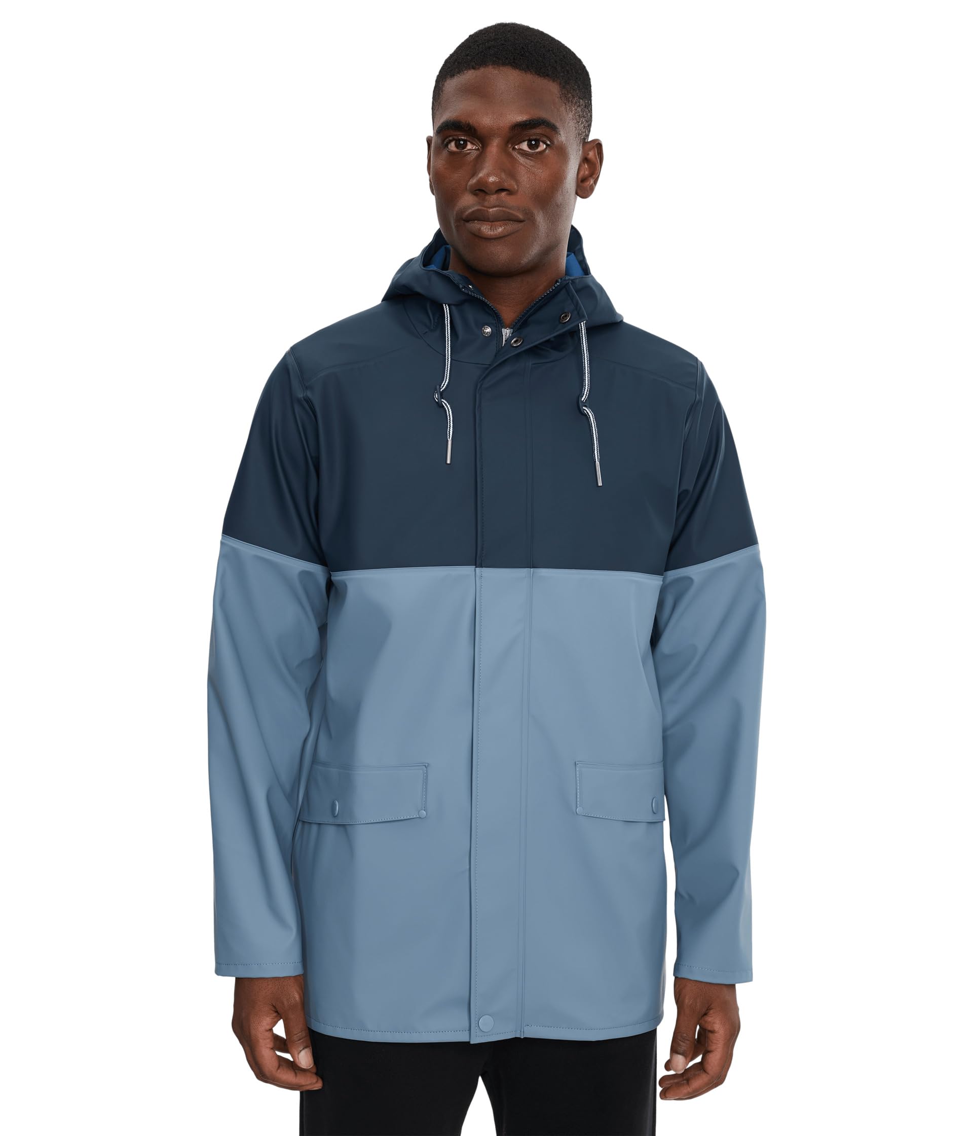 Helly Hansen Men's Washed Navy Blue Moss Block Coat Navy L
