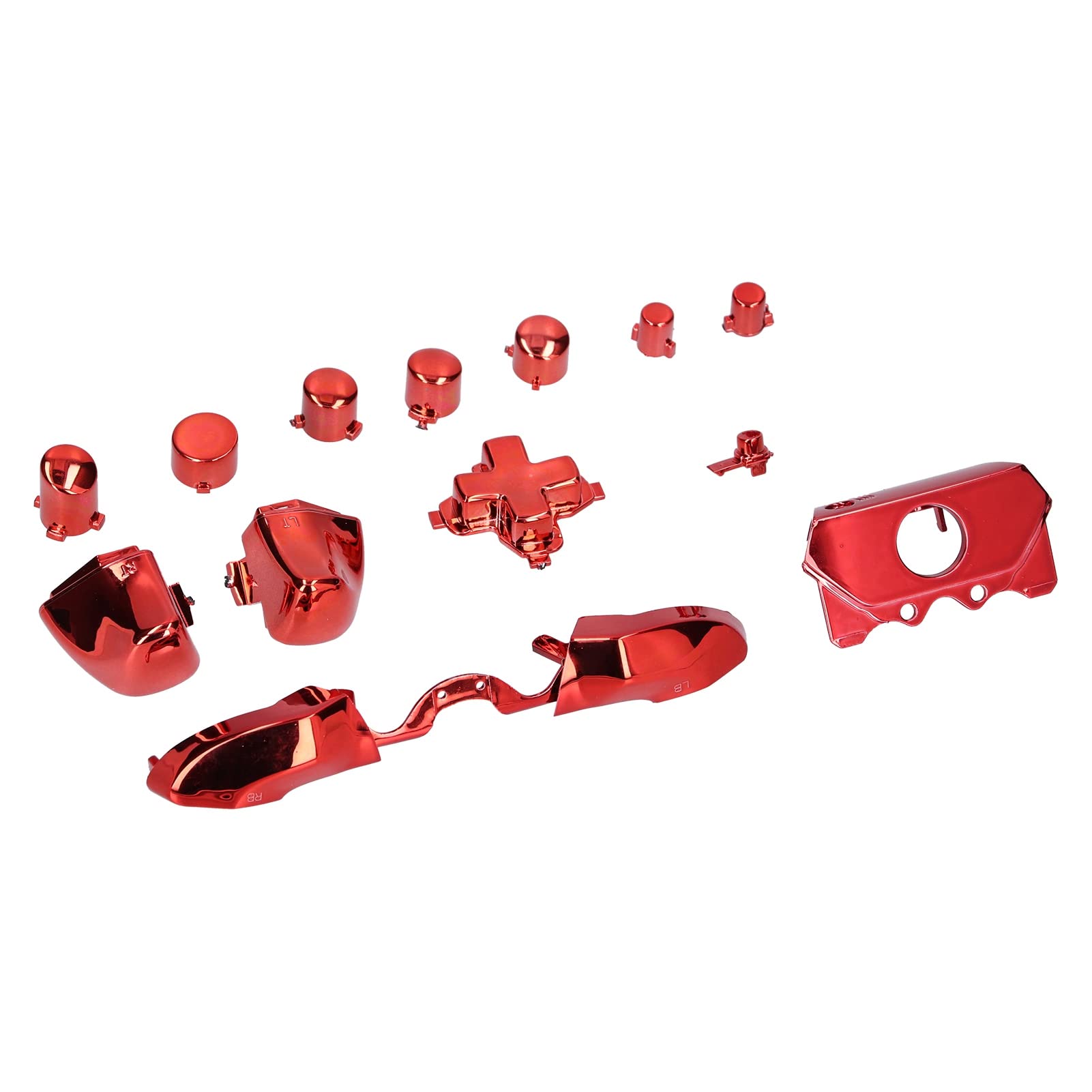Kit de Bouton de Contrôleur de Jeu de Remplacement LT/RT LB/RB Pièces de Réparation de Bouton avec Jeu de Tournevis pour Contrôleur pour One Elite X1