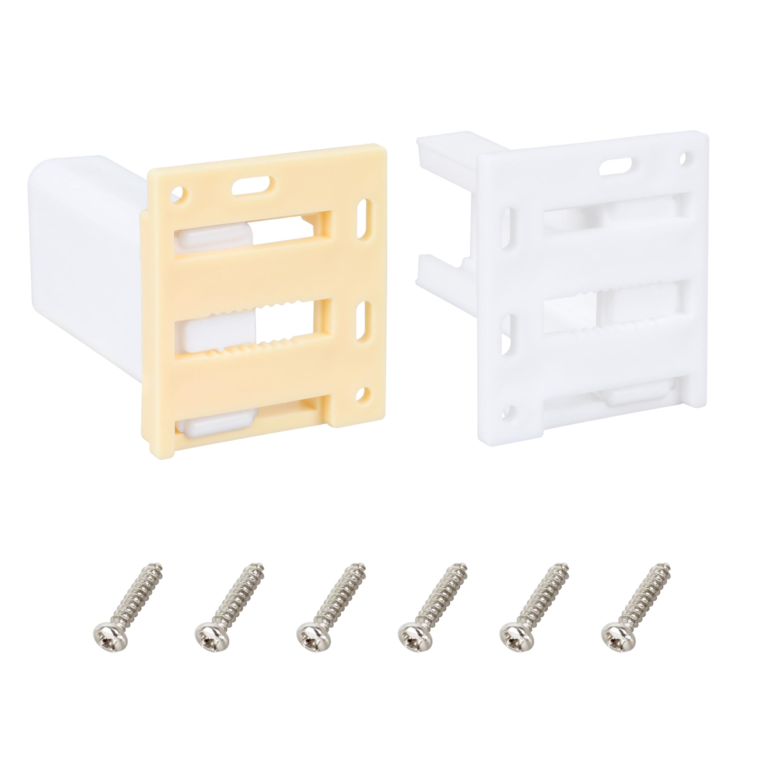 Drawer Slide Socket Set Cabinet Hardware RV Drawer Parts for 1" Drawer Slide, 1 Set (1" Slide Rail Groove)