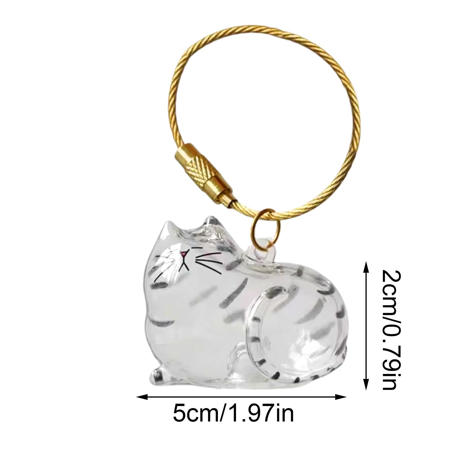 Pendaglio Portapeli di Gatto Accessorio Portachiavi per Ricordo di Cane Ciondolo Memoriale Porta Peluche