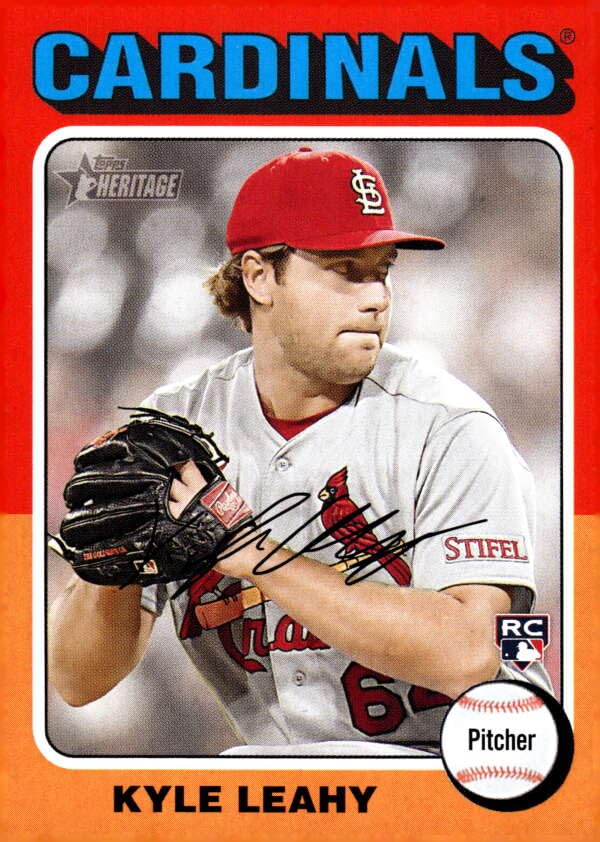 Amazon.com: 2024 Topps Heritage Baseball #344 Kyle Leahy RC Rookie