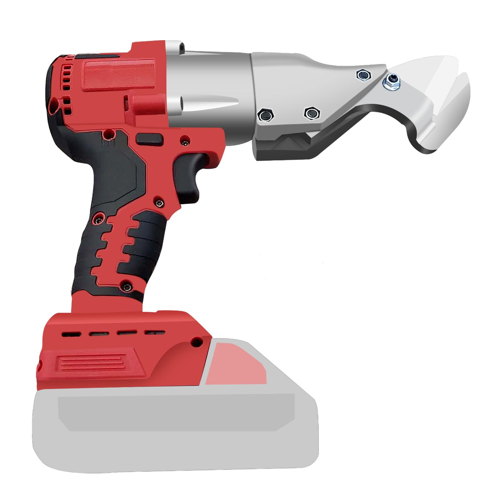 Cisaille à métal sans fil anti-blocage compatible Milwaukee M18 pour coupe propre de tapis