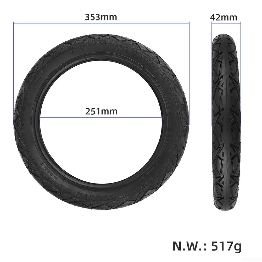 SCOOTER ELETTRICO 10 pollici 80/60-6 pneumatico tubeless ispessito