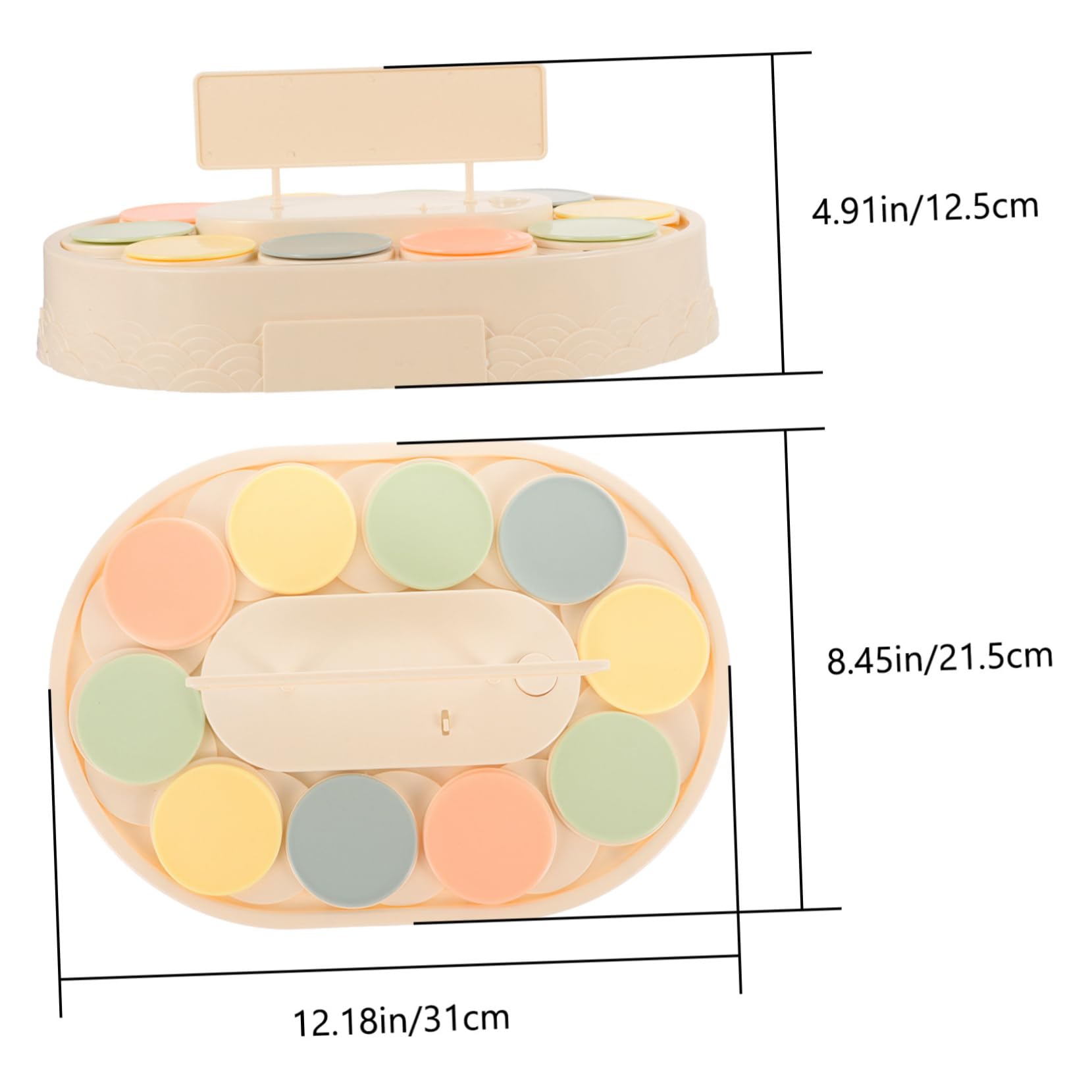 BRIGHTFUFU Automatic Rotating Dessert Display Stand Elegant Cake Stand for Weddings Parties Events Multi Functional Showcase for Cupcakes Macarons Treats Rotating Cake Stand