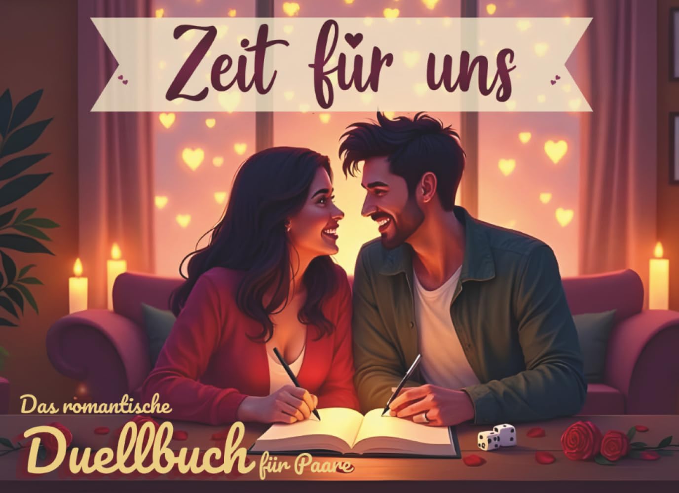 Zeit für uns – Das romantische Duellbuch für Paare: Lustige Spiele & Challenges für mehr Liebe, Nähe & Quality Time | Perfektes Geschenk zum Jahrestag, Valentinstag & Hochzeitstag