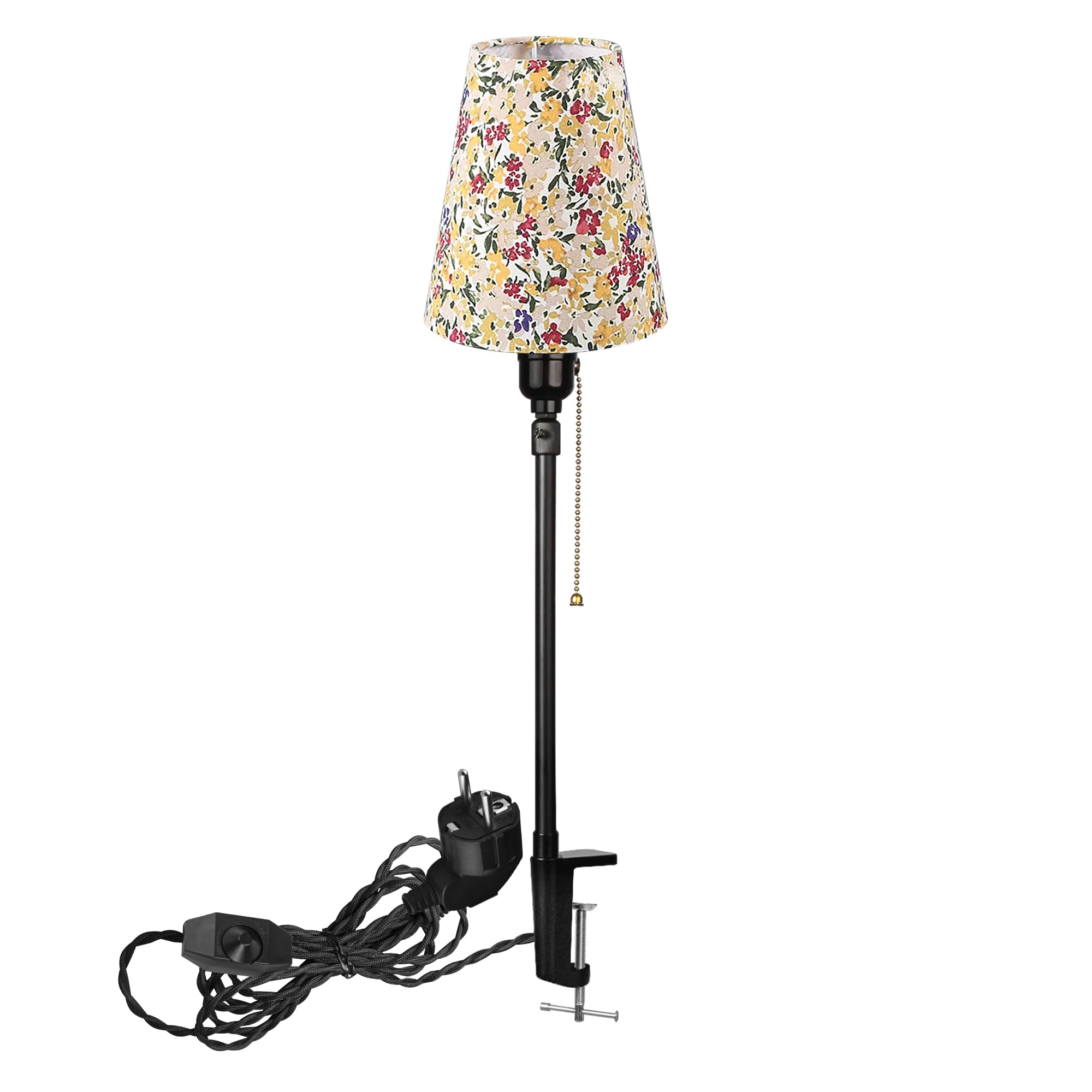 Modern Klemmleuchte,1 Packung Leselampe mit 2,5 m Kabel, Dimmbar Nachttischlampe,Augenpflege Schreibtischlampe für Heimgebrauch Büro, E27 Lampenhalterung - DZ0375I