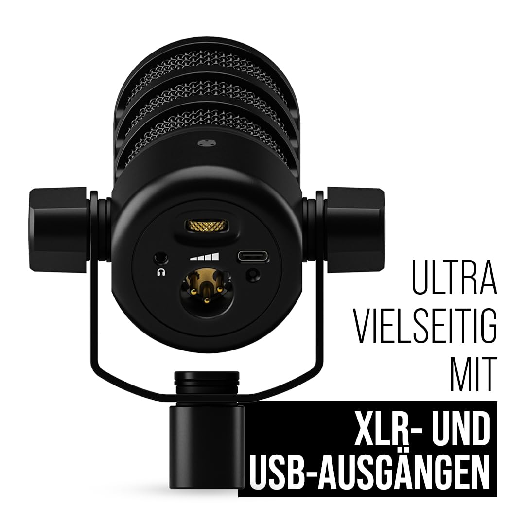 RØDE PodMic Dynamisches XLR/USB Sprechermikrofon für Podcasts, Streaming, Gaming, Musikproduktion und Content Creation