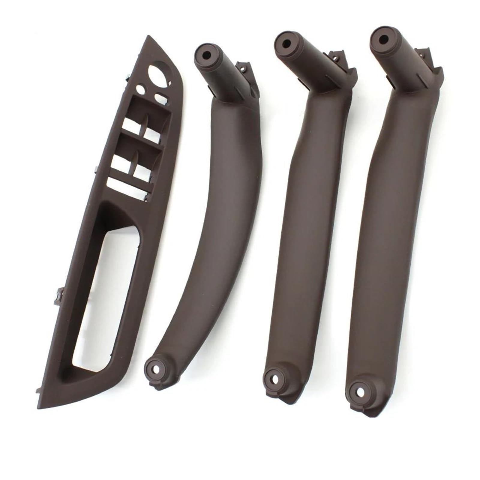 FKHBZM LHD RHD 4PCS Set Inteior Door Pull Handle Kit Replacement Parts for BMW X5 X6 E70 E71 2007-2013(LHD Moka)