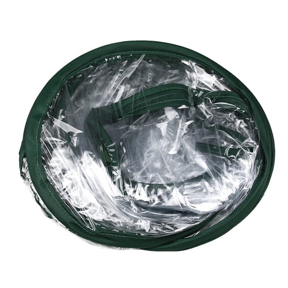 Mini Serra da Giardino Pieghevole, Piccola Copertura per Serra da Cortile in PVC per Interni, Copertura in plastica Trasparente, per piantine di floricoltura, 70 x 70 x 80 cm