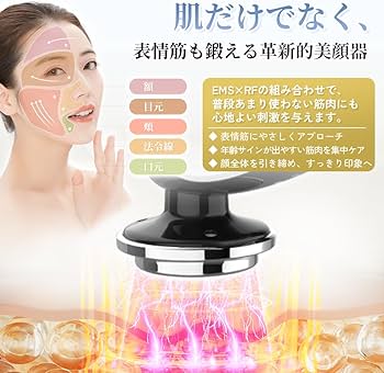 Amazon.co.jp: SONCCI 美顔器 EMS RF美顔器 目元 温熱 振動 イオン導入