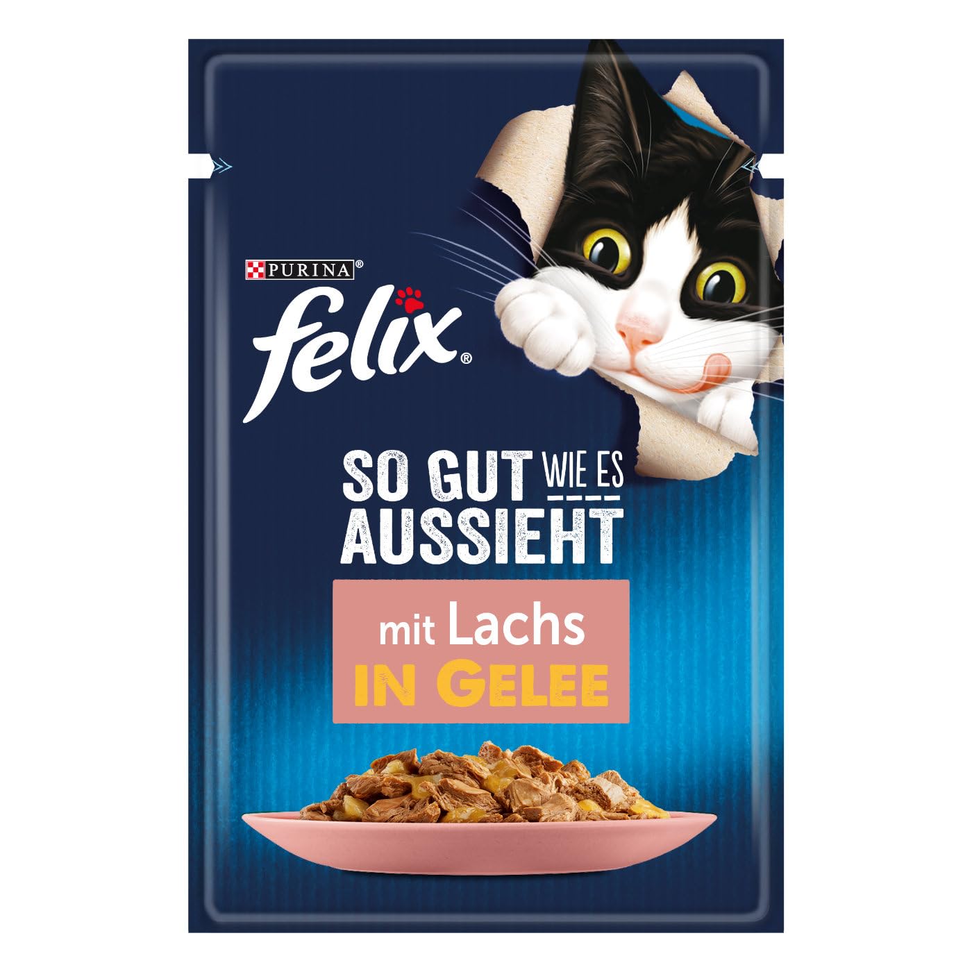 FELIX So gut wie es aussieht in Gelee, mit Lachs, 26 x 85g
