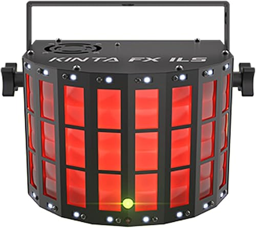 Miniatura 10 de Chauvet DJ Mini Kinta ILS - Paquete de luces LED compactas con cable DMX y paño de pulido de Austin Bazaar