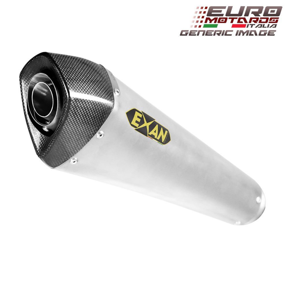 Kawasaki Z800 Exan Exhaust Silencer Conic X-BLACK Titanium New