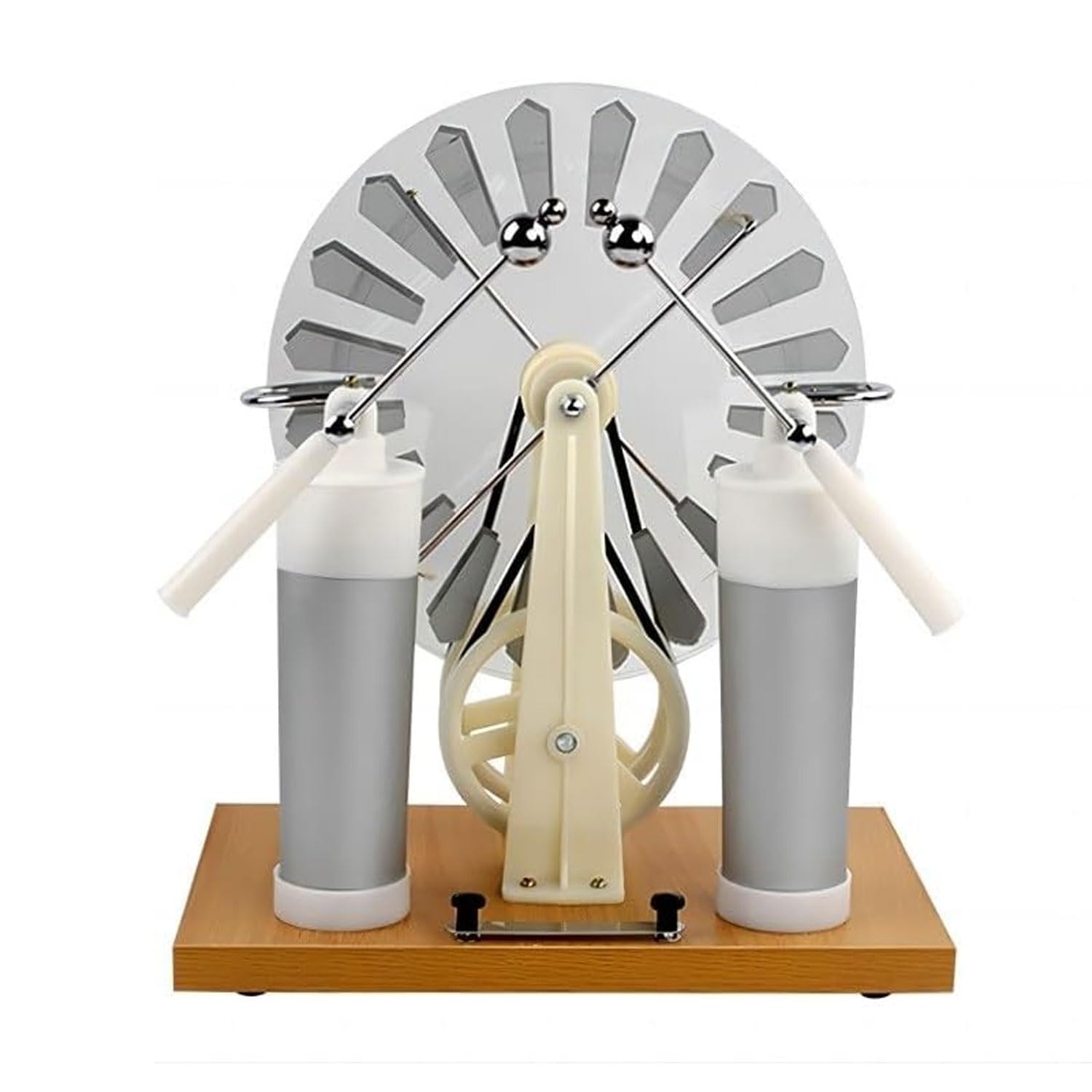 Elektrostatischer Generator, tragbare statische Maschine für Physik-Experiment, 275 mm Starter-Panel-Lehrinstrument für Schule, Labor, Heimgebrauch